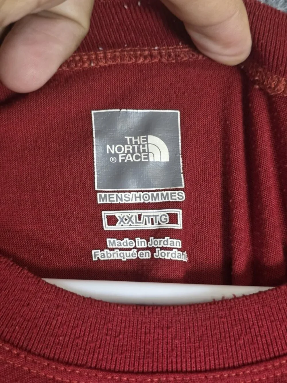The North Face Shirt Mens 2XL Red VaporWick Short Sleeve Athletic Pilling